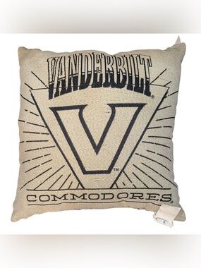 Licensed Vanderbilt Commodores Throw Pillow
Indoor/Outdoor
26”x26” Big! 
NWT
